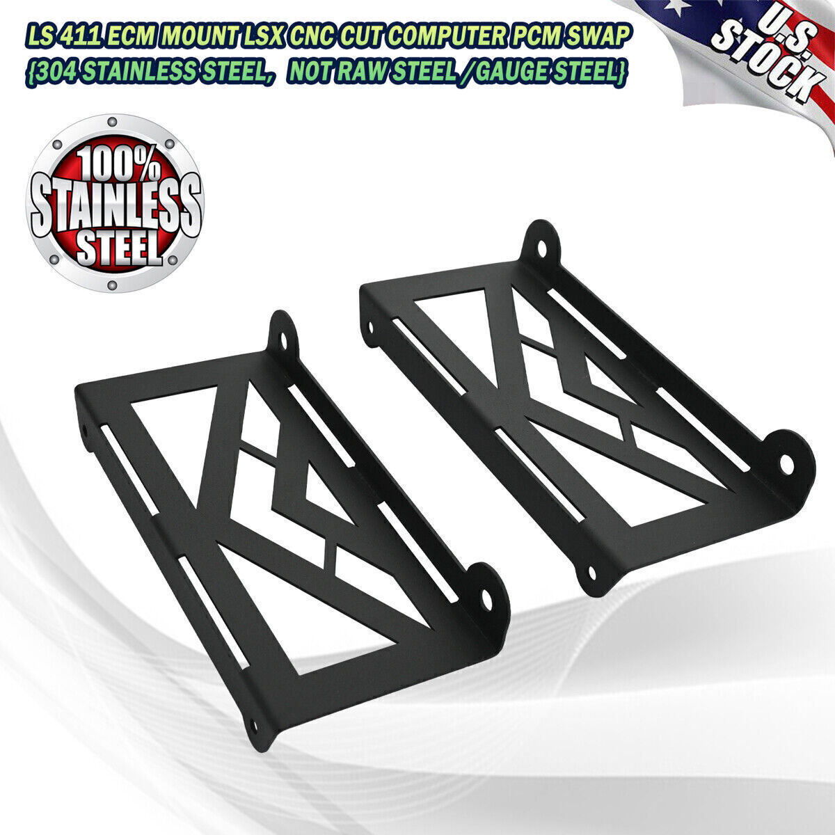 LS Swap Brackets LS Engine Computer Mount Brackets – PCM/ECU/ECM Mount ...