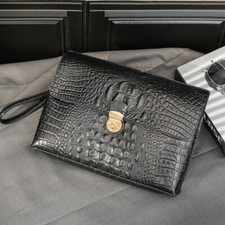 Crocodile Pattern Clutch Business Clutch Large Capacity Clutch Men's Clutch