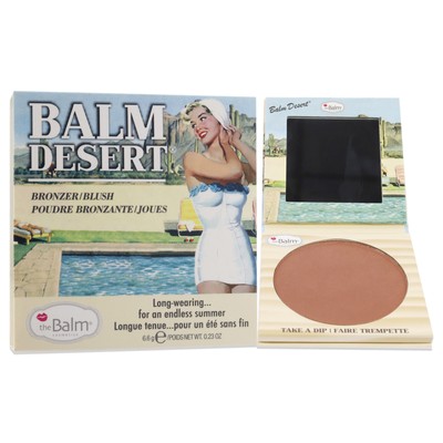2 Pack Balm Desert Bronzer-Blush by the Balm for Women - 0.23 oz Blush