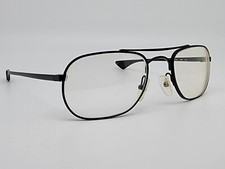 ArtCraft USA Matte Black Aviator Pilot Air Force Eyeglasses Frame 55-22-130
