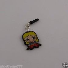 girl super hero woman cell phone or for Ipad charm ear cap dust plug