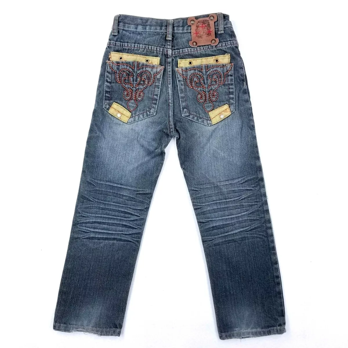 Juniors embroidered clearance jeans