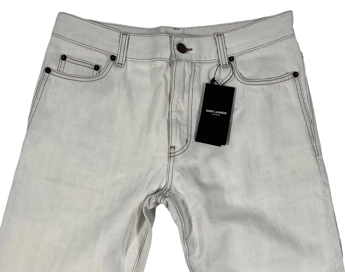 Saint Laurent Gray Regular Size Jeans for Men for sale | eBay