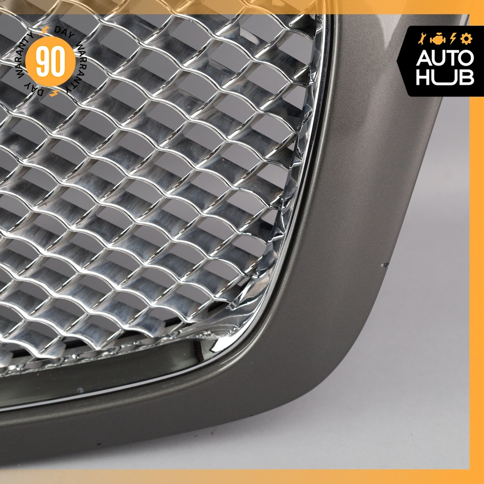Bentley Continental GTC GT Hood Radiator Grille Grill w/ Brackets Gray OEM 43k