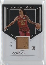 2024-25 Noir Elegant Décor Rookie Jerseys International 15/20 Jaylon Tyson 1oj7