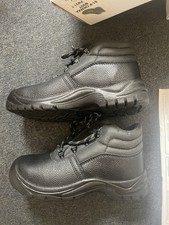 Image of Work Boots BRAND NEW UK Size 7 Protected Toe - Safety Shoes Mens