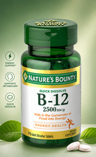 Vitamin B12 2500 mcg Quick Dissolve Energy Me...