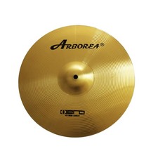 Brilliant Finish 14" Crash Cymbal Bright Sound Drum Practice Cymbal for Drum Set