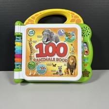 LeapFrog 100 Animals Book Interactive Bilingual English Spanish Learning Toy