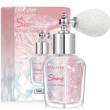 Hair and Body Glitter Spray, Shimmering Loose Sparkle Powder for Festival Rave