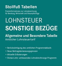 Tabelle, Lohnsteuer 2025 Sonstige Bezüge Son...