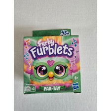 Hasbro Furby Furblets Par-Tay Mini Electronic Plush Toy Green Pink F9703 NEW