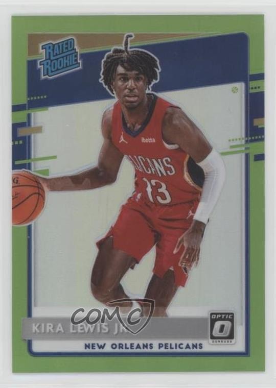 2020 Panini Donruss Optic Rated Rookie Lime Green Prizm /149 Kira Lewis Jr 0o6v