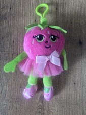 Whiffer Sniffers Bitsy Berry Strawberry Scented Plush Backpack Clip Series 1