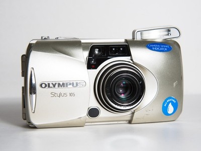 Olympus Stylus 105 MJU III 35mm Point & Shoot Film Camera - For Parts Only