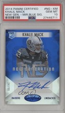 2014 Certified Blue 34/99 Khalil Mack #NG-KM PSA 10 GEM MT Auto 0a1
