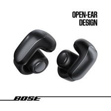 Bose Ultra Open Earbuds - Wireless Open Ear Headphones - Black - Spatial Audio