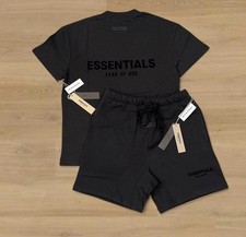 Essentials Classic Tee  Shorts Set Black XS 