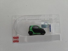 1/87 Busch Smart Fortwo Coupe ElectricDrive schwarz/grün 50725