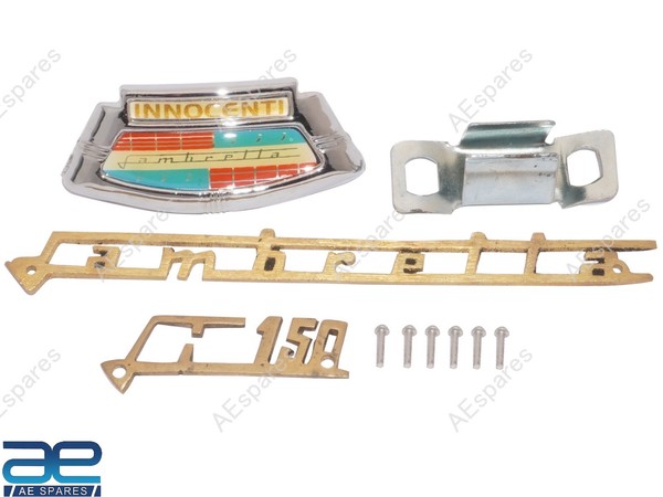 Neues Monogramm Kit Abzeichen Set Logo Set FüR Lambretta LI 150 Roller S2U-image