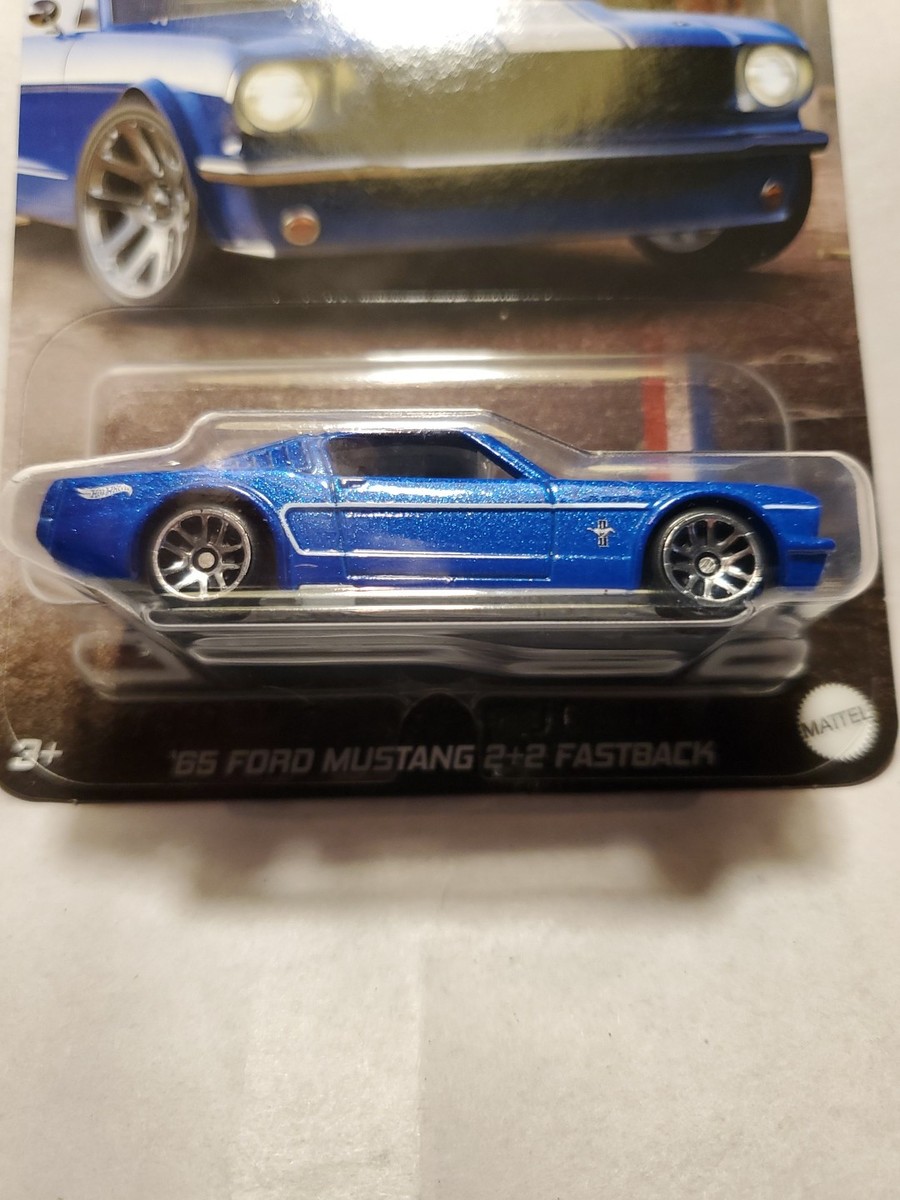 2025 Hot Wheels Mustang 60 Years Silver Series 5 Car Set Blue '65