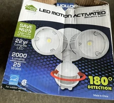 Home Zone LED motion activated security light 2000 lumens 25 watts floodlight