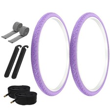 Pro Bicycle 26 X 1.50 All Purple G-5013 City Cavalier Tirestubesleversstrips