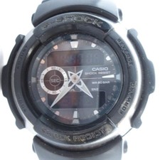 Casio G-SHOCK G-300-3AJF Ana-Digi Quartz Watch Black Used