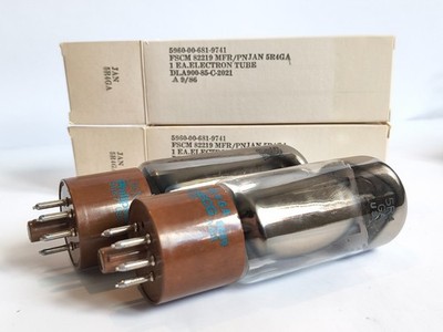M.P. JAN ECG PHILIPS 5R4GA NIB MIL. SPEC. TUBES TEST L3-3 FOR AUDIO NOTE ANKORU!