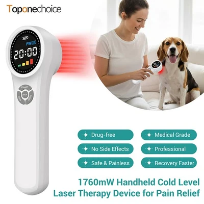 TOPONECHOICE Kalt Laser Therapie Schmerzlinderung Soft laser für Haustier Katze Hund-Angebot