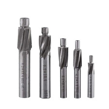5Pcs Counterbore Set High-Speed Steel M3-M8 4 Flutes 3Mm; 4Mm; 5Mm; 6Mm; 8Mm