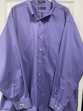 Men’s Chaps Long Sleeve Dress Shirt XXL Classic Fit