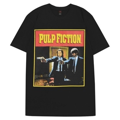 GEEKHEAD Pulp Fiction, Strike Down Upon Thee T-Shirt M Black / White