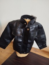 Faux Leather Jacket For Toddler Boys Aged 2-3