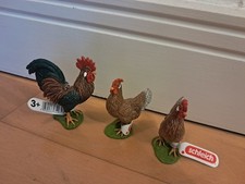 Schleich Farm Life Bauernhof Tiere Hahn Hennen  Konvolut neu