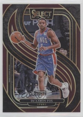 2024-25 Panini Select Premier Level Maroon Prizm /175 De'Aaron Fox #150 1oa8