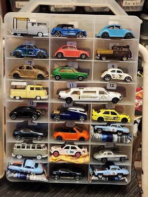 hot wheels/matchbox VW/MERCEDES (case #26) volkswagen bug beetle karmann ghia
