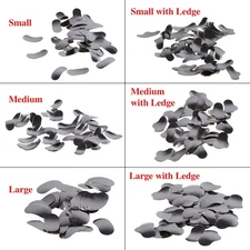 50Pcs Dental Metal Matrices Matrix Band Sectional Contoured Refill S/M/L 50μm