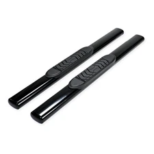 Trail FX A7054B 5" Oval Straight Black Steel Step Bar For 09-23 Dodge Ram 1500