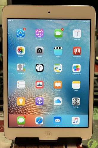 iPad Mini 1st Gen 16GB White/Silver - Afbeelding 1 van 13