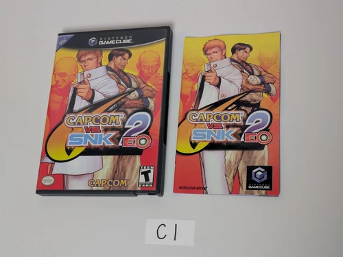 Capcom vs. SNK 2: EO (Nintendo GameCube, 2002) Tested and Working
