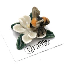 Little Critterz Bee - Bumblebee "Magnolia" - Miniature Porcelain Figurine