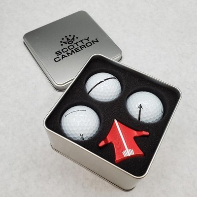 SCOTTY CAMERON RED AERO ALIGNMENT BALL MARKER TOOL & BALL KIT | eBay