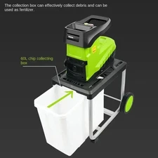 2800W Garden Electric Shredder High-Power Electric Branch Shredder Wood Chipper