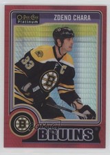 2014-15 O-Pee-Chee Platinum Red Prism 89/135 Zdeno Chara #134 HOF 2o7