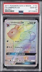 2017 POKEMON SUN & MOON SECRET #154 FULL ART/UMBREON GX PSA 10