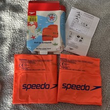 Speedo Kids Roll Up Armbands Size 2-12 Years 15-60kg Swimming Aid