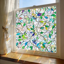 Stained Glass Window Film, Rainbow Privacy, One Way Decorative Tint