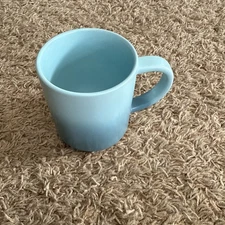 THRESHOLD LARGE OVERSIZED JUMBO BLUE OMBRE DOUG STONEWARE COFFEE CUP MUG