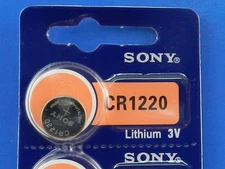 SONY  CR1220  LITHIUM 3V  BATTERY  1Pc